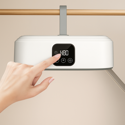 Portable Folding Clothes Dryer with Dual Heat Modes – Large Capacity Drying Wardrobe for Home, Dorms & Travel