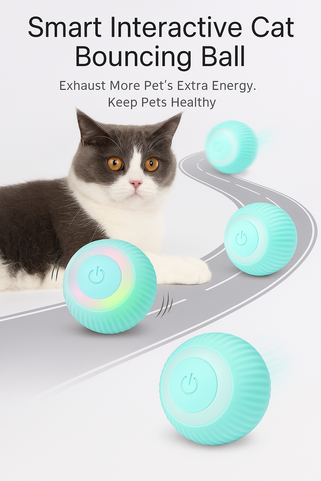 Automatic Pet Teasing Ball