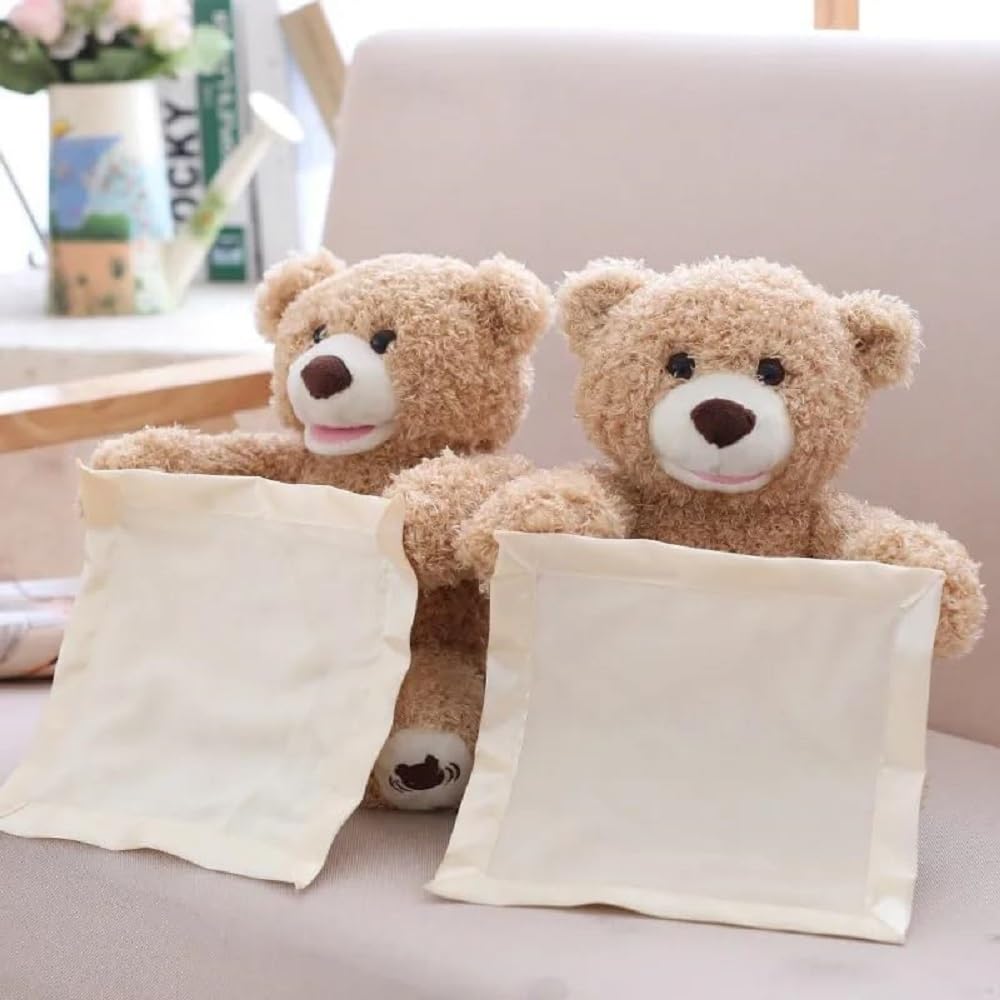 The Perfect Gift for Newborns & Toddlers – Peek-A-Boo Talking Bear | Adorable, interactive, and heart-warming — watch your baby giggle with joy!