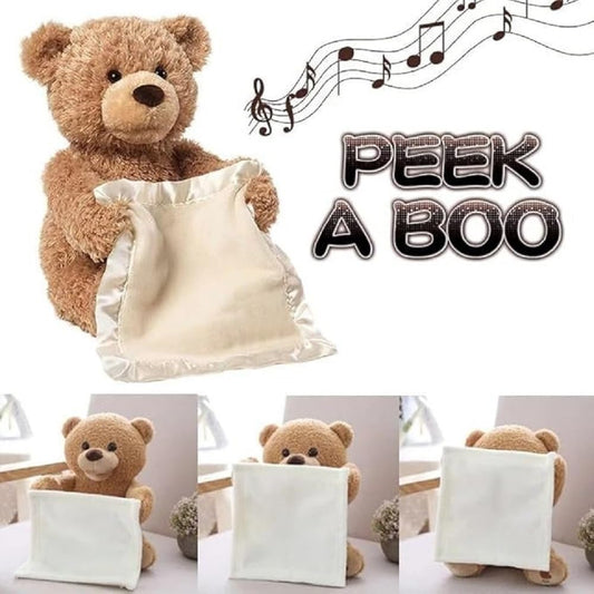 The Perfect Gift for Newborns & Toddlers – Peek-A-Boo Talking Bear | Adorable, interactive, and heart-warming — watch your baby giggle with joy!